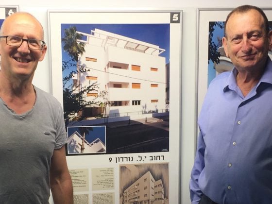 A VIP Visitor at Bauhaus Center: Tel Aviv Mayor Ron Huldai